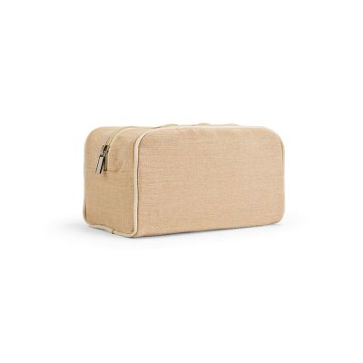 RIO - Beauty case 260gsm Juco con cerniera