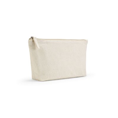 CAIRO L - Beauty case 3.9L 320gsm rCotton con cerniera