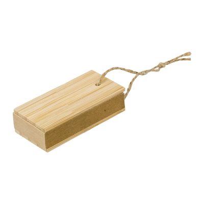 KINGSTON - Set memo con copertina in bambù 