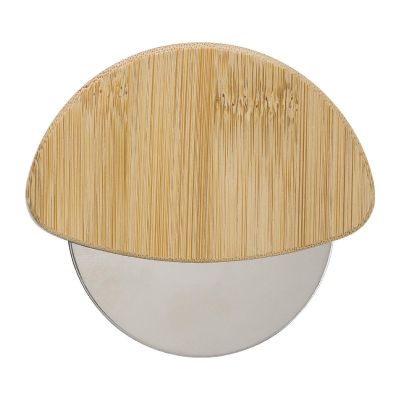 IAN - Tagliapizza in bambù con lama in acciaio inox 304 