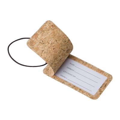 MAKAI - Portanome per bagaglio in sughero 