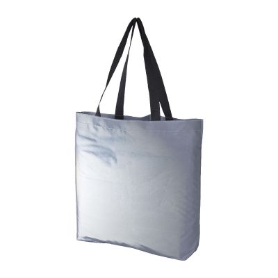 JORDYN - Shopping bag riflettente in poliestere 100 D 
