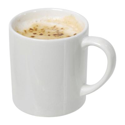 RACHELLE - Tazza in ceramica bianca, capacità 170 ml, 