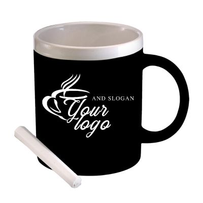 CLAUDE - Tazza in ceramica, uso lavagna, capacità 300 ml 