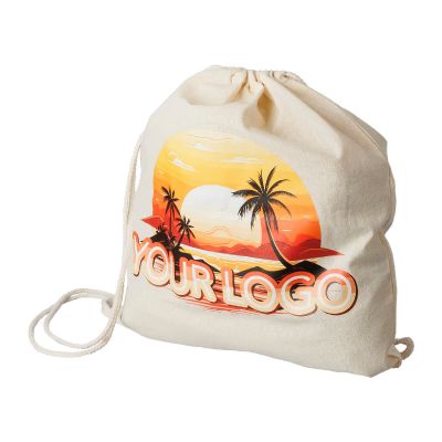 DOMINIQUE - Zaino a sacca in cotone 