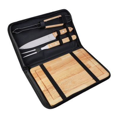 KATHLEEN - Set barbecue in acciaio inox 