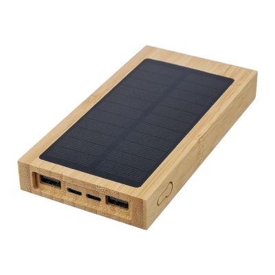 ELZ - Power bank solare in bambù 