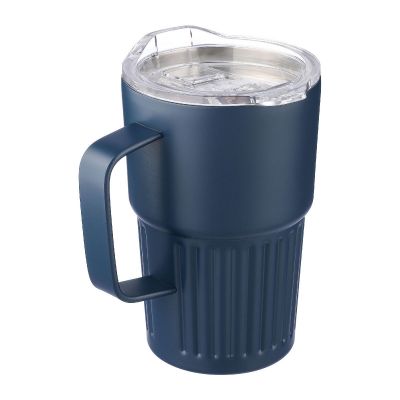 CALO - Tazza termica da viaggio in acciaio inox riciclato doppia parete 450 ml 