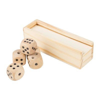 CELINE - Gioco dei dadi in legno di faggio 