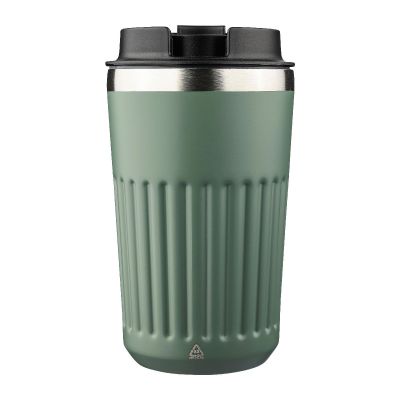 CHIARA - Tazza termica da viaggio in acciaio inox riciclato doppia parete 400 ml 