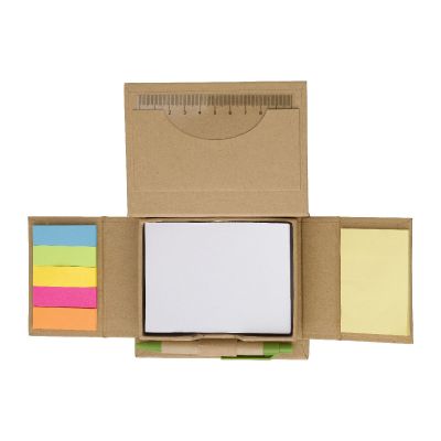 GLENN - Set memo in cartone in vari colori 
