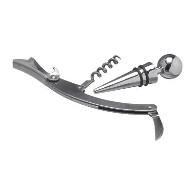 EVE - Set vino 2 accessori, in acciaio inox 