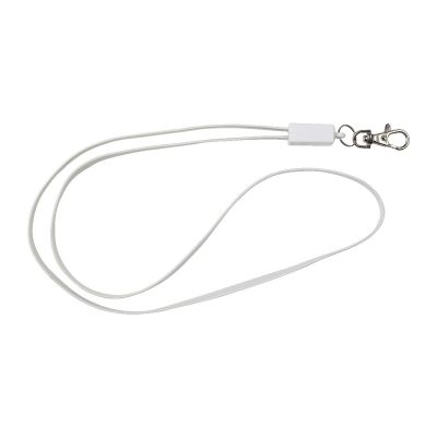 MARGUERITE - Lanyard TPE per la ricarica, in PVC 