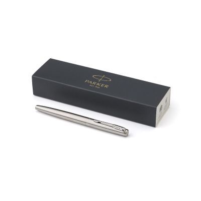 MCALESTER - Parker, penna a sfera Jotter Core in acciaio inossidabile con cappuccio