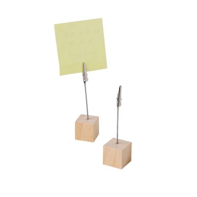 MALIA - Supporto portafoto o memo, in legno 