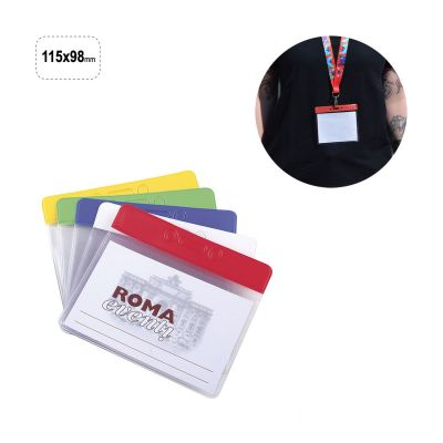 BADGE OL - porta badge orizzontale grande