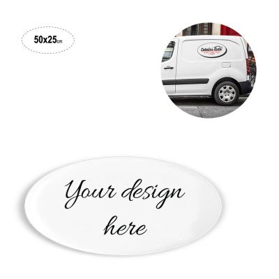 OVAL SIGN - cartello magnetico ovale