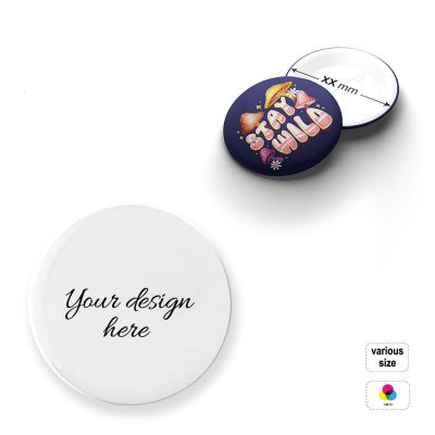 PIN ROUND 100 - spilla rotonda