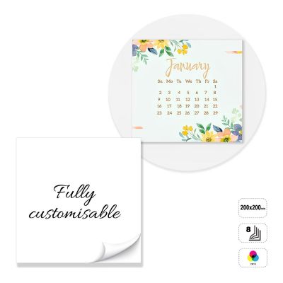 BUDAPEST - calendario da muro incollato in testa a 8 fogli