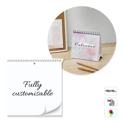 RIGA - calendario da tavolo con spirale a 14 fogli