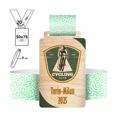 YOKOHAMA - medaglia in compensato 4mm