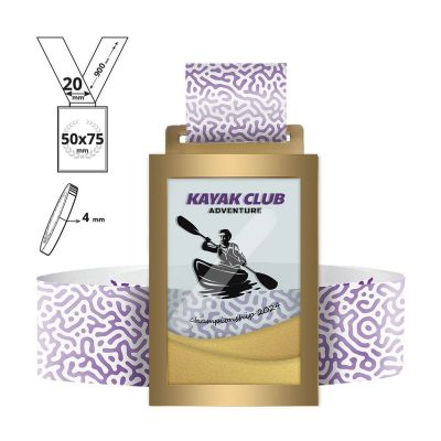 NAGASAKI - medaglia in acciaio e plexiglass 4mm