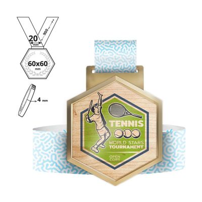 HIROSHIMA - medaglia in acciaio e compensato 4mm