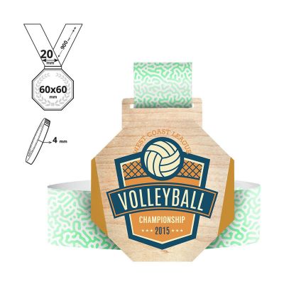 AOMORI - medaglia in compensato 4mm