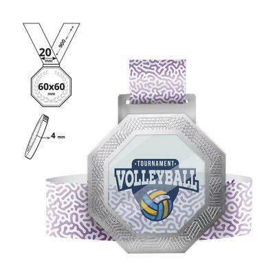 KASHIWA - medaglia in acciaio e plexiglass 4mm