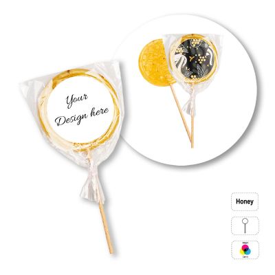 HONEYBEE POP - lecca lecca con polline e scorza di limone