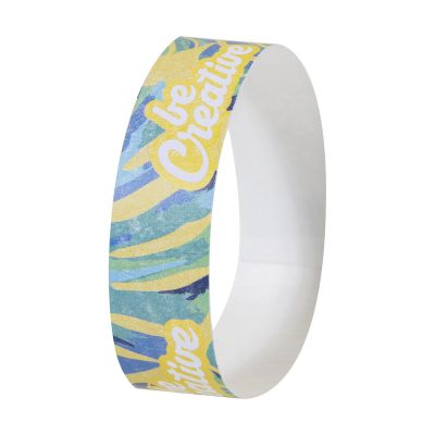 WRISTVEK CREATIVE - Braccialetti personalizzati in tyvek (10 pezzi)