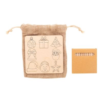 RAVYA - Gioco da colorare con abbinamento figure natalizie