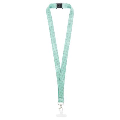 SUBYARD MOBILE SLIM SAFE - Lanyard in rpet personalizzabile con porta cellulare