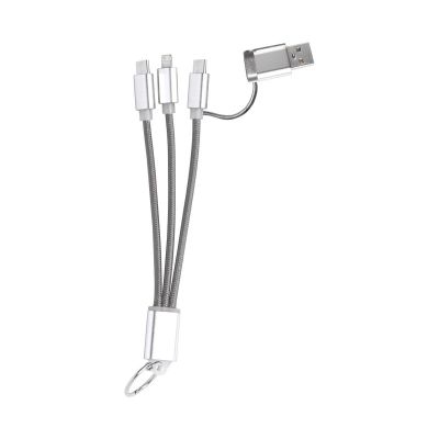 RASHORT - Portachiavi con cavo di ricarica usb