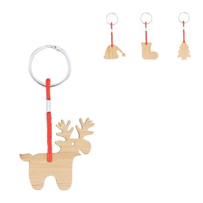 KYMOR - Portachiavi natalizio, calza di natale