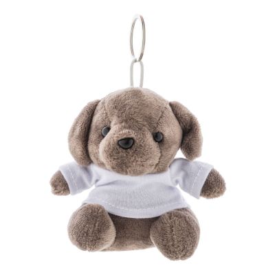 DOGFOB - Portachiavi con cane in peluche