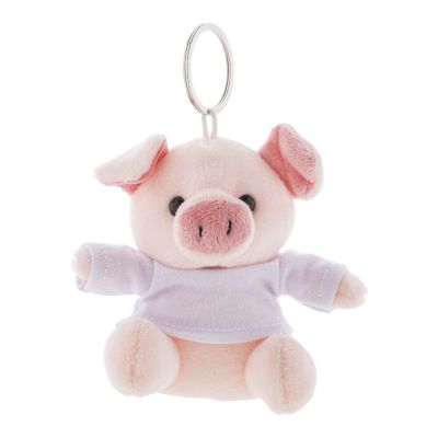PIGFOB - Portachiavi con maialino in peluche