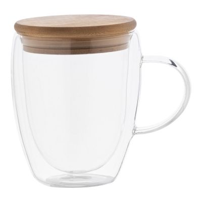 GROBINA - Tazza termica in vetro borosilicato
