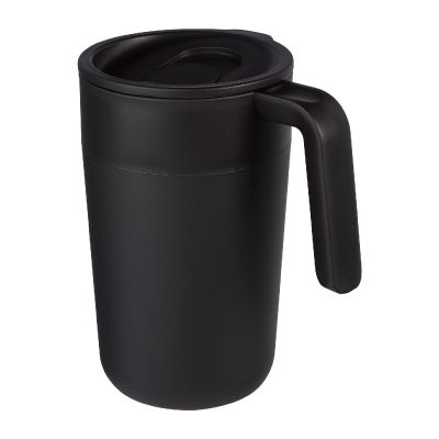 NORDIA - Tazza da 400 ml a doppia parete in materiale riciclato