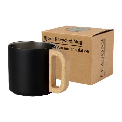 BJORN - Tazza in acciaio inossidabile riciclato certificato RCS da 360 ml con isolamento sottovuoto in rame 