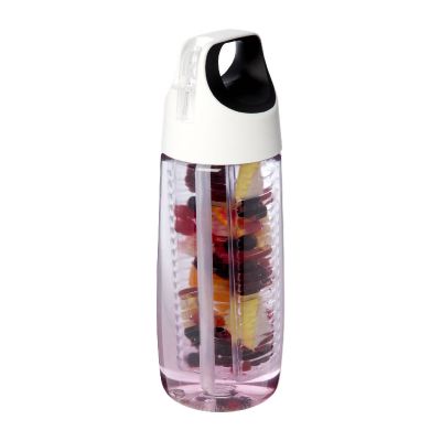 HYDROFRUIT - Borraccia sportiva in plastica riciclata da 700 ml con coperchio a scatto e infusore HydroFruit
