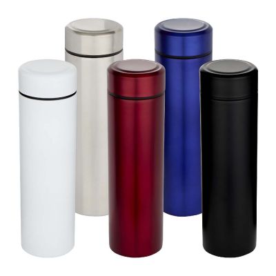TAYLOR - Thermos in acciaio inox a doppia parete con infusore per tè da 450 ml