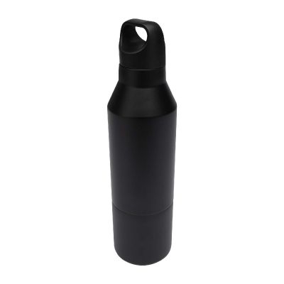 ODESSY - Borraccia termica da 600 ml in acciaio inox riciclato certificato RCS con tazza da 300 ml