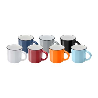 BARI - Tazza in ceramica da 240 ml con finitura lucida