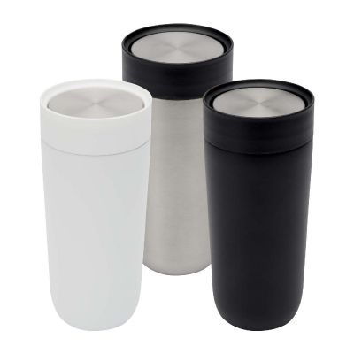 CAMDEN - Bicchiere in acciaio inox certificato RCS da 350 ml con rivestimento in ceramica