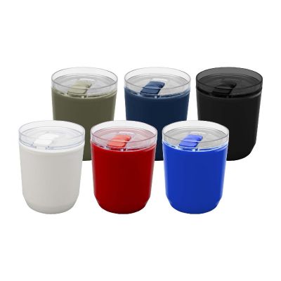 HUDSON - Bicchiere a doppia parete in plastica riciclata da 180 ml 