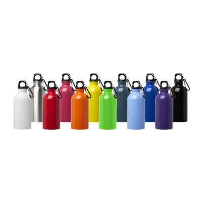 OREGON - Borraccia da 400 ml in acciaio inossidabile certificato RCS a parete singola con moschettone