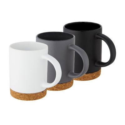 NEIVA - Tazza in ceramica da 425 ml con base in sughero
