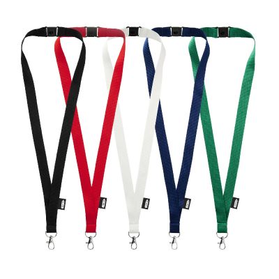 TOM - Lanyard in PET riciclato con sgancio di sicurezza