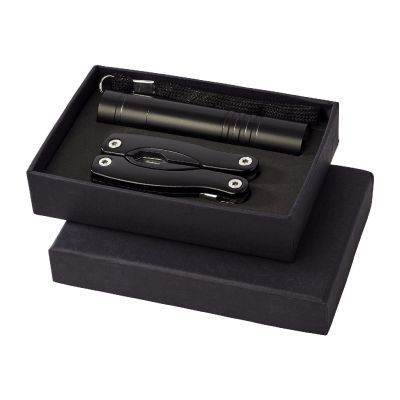 SCOUT - Set con coltello multifunzione e torcia a LED 